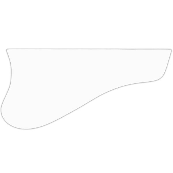 USA CUSTOM PICKGUARD for GIBSON® HOLLOWBODY ARCHTOP L-4C ® JAZZGUITAR - 3 Ply PG WHITE WBW